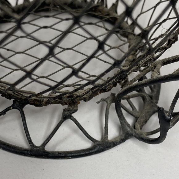 Vtg Chicken Wire Teapot Form Farmhouse Country Rustic Primitive Decor - AS IS - Picture 11 of 11